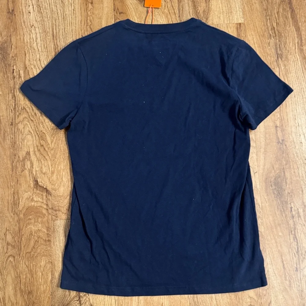 Super Dry Shirt Size Xl Blue Short Sleeve Crew Neck Embroidered Logo Tee